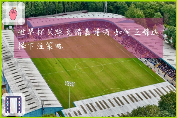 世界杯买球竞猜靠谱吗 如何正确选择下注策略